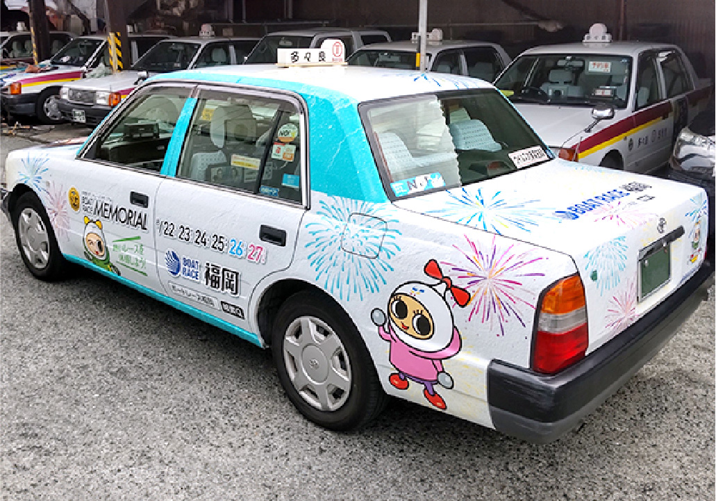 車外広告のビジュアル