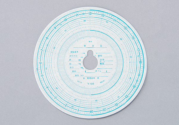 Y-100チャート紙（赤ライン無）