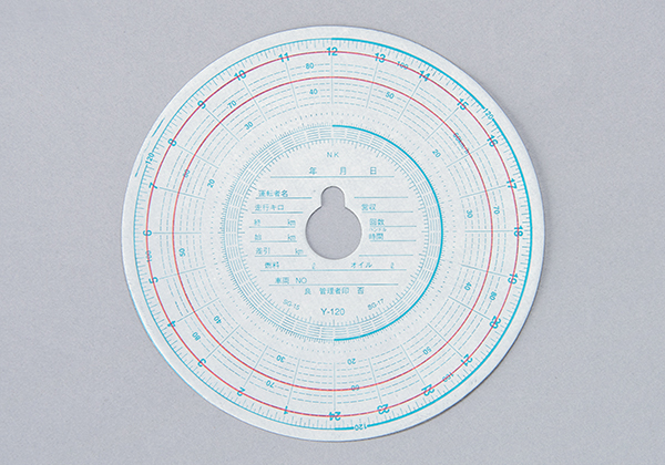 Y-120チャート紙（赤ライン有）