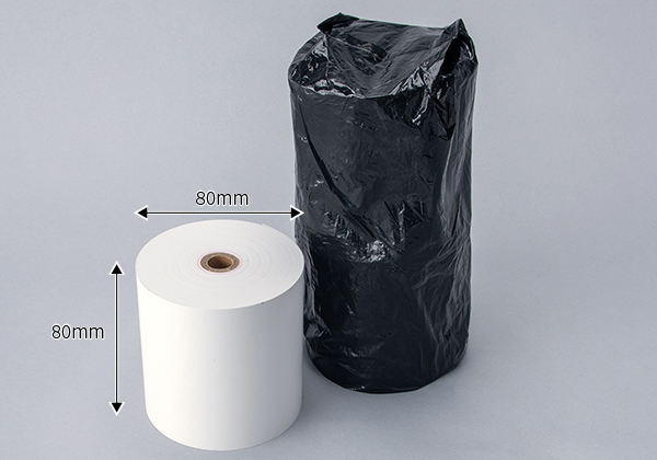 感熱ロール紙　無線機用（80mm×80mm）