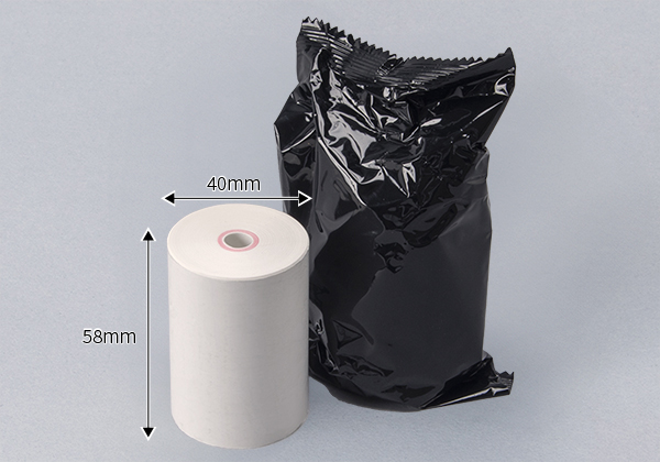 感熱ロール紙　領収書用（58mm×40mm）